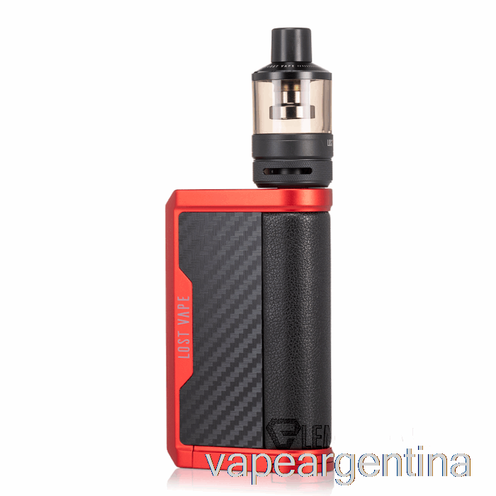 Kit De Inicio De Vape Perdido Centaurus Q200 [podtank] Vape De Fibra De Carbono Rojo Mate Argentina